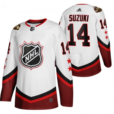 Montreal Canadiens Nick Suzuki 14 2022 NHL All-Star Wit Authentic Shirt - Mannen